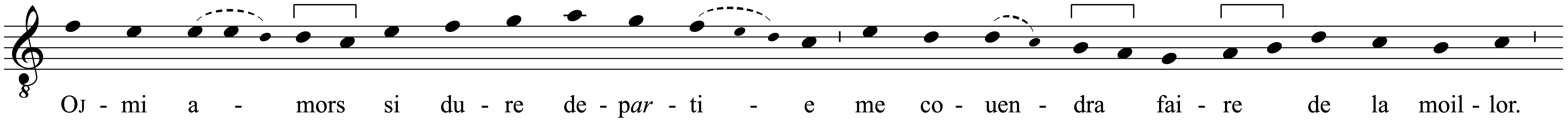 Work musical notation
